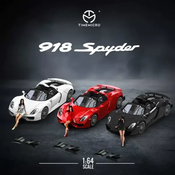 Time Micro 1:64 918 Spyder Diecast Model Car - Image 2