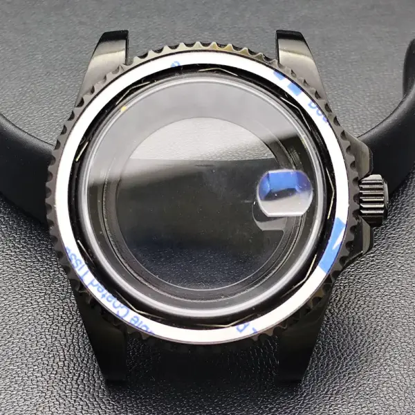 GMT 40.5MM Bidirectional Sapphire Watch Case for NH34 NH35 - Image 33