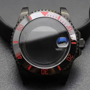 GMT 40.5mm Bidirectional Sapphire Watch Case for NH34/NH35 156 S87a35b9aa13c4fd8b63ab35a802f364bS