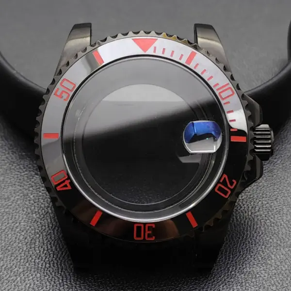 GMT 40.5MM Bidirectional Sapphire Watch Case for NH34 NH35 - Image 78