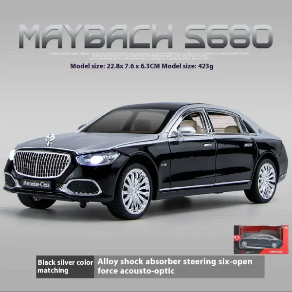 Mercedes Benz Maybach S680 Diecast Model Car - Image 7