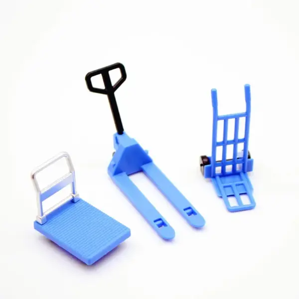 Miniature Dollhouse Cargo Trolleys Set - Image 7