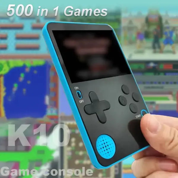 Handheld Retro Game Console with LCD Screen - Image 2