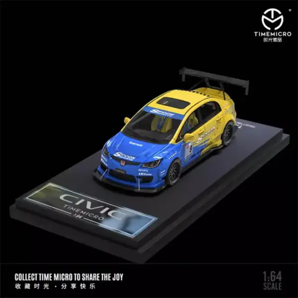 Time Micro 1/64 Alloy Civic Spoon Model Car - Image 2