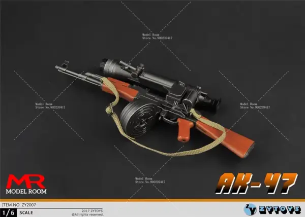 1/6 Scale AK47 Model Rifle for Action Figures - Image 4