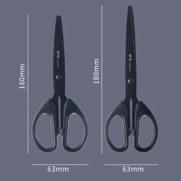 M&G Black Blade Scissors 160/180mm - Image 5