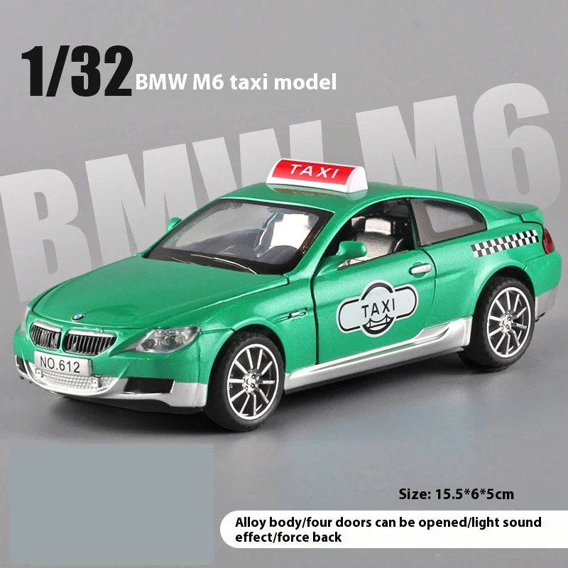 1:32 BMW M6 Taxi Diecast Metal Model 8 1:32 BMW M6 Taxi Diecast Metal Model - Image 8