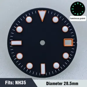Men's Watch Dial NH35Nh36 Luminous Sterile Model 152 S88ed8e9aa611436e9910b0a5bd9dccb94