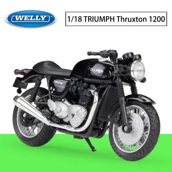 WELLY 1:18 Triumph Thruxton 1200 Diecast Model - Image 6