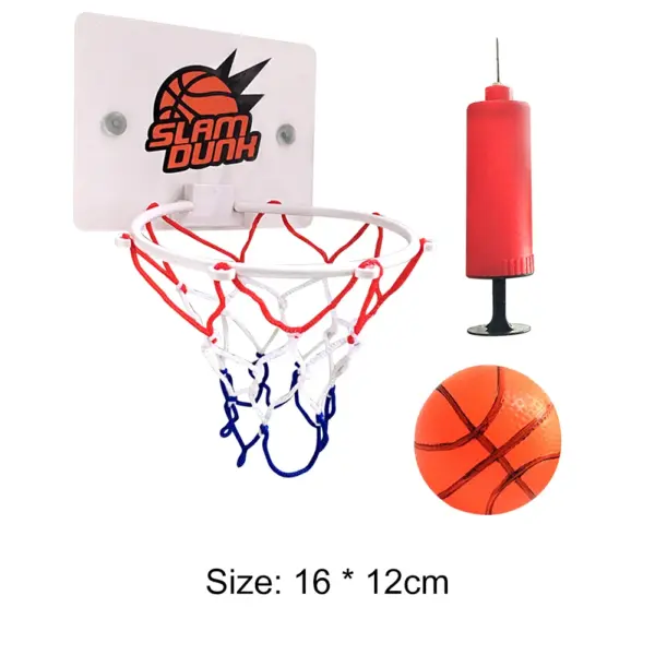 Mini Indoor Basketball Hoop Set with Ball and Pump - Image 6