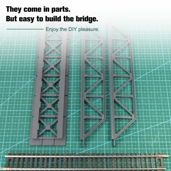 Evemodel HO Model Truss Bridge Kit for Railroad - Image 6