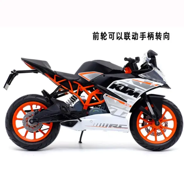 Automaxx 1:12 KTM RC390 Diecast Motorcycle Model - Image 4