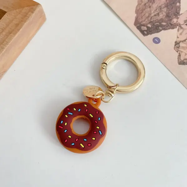 Cartoon Donut Silicone Case for Apple Airtag Only - Image 9