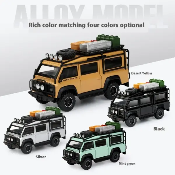 1:32 Land Rover Defender Van Diecast Model - Image 6
