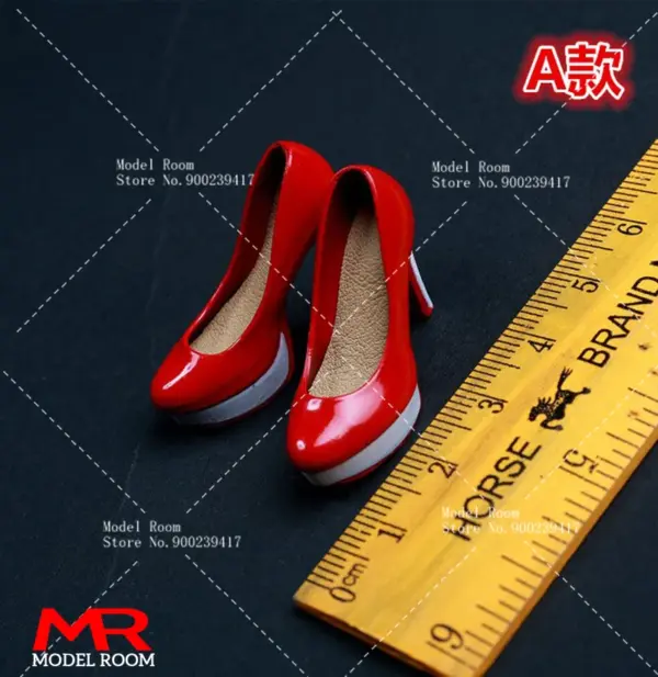 1/6 Scale Fashion Girl High Heel Shoes Model - Image 5