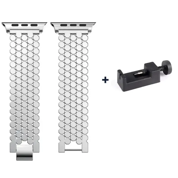 Stainless Steel Loop Band for Apple Watch Series 1-9 - Image 8