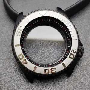 42mm Black Matte Watch Case for NH35 Movement 307 S8a426a2d69a4430785dc5f106ebe7a75r 2