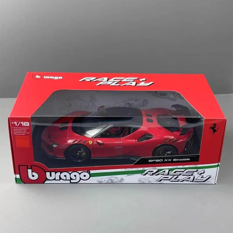Bburago 1:18 Ferrari Sf90 Stradale Alloy Model 10 Bburago 1:18 Ferrari Sf90 Stradale Alloy Model - Image 10