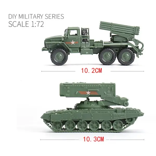 1:72 Military Radar Cougar 6X6 Model Kit - Image 4