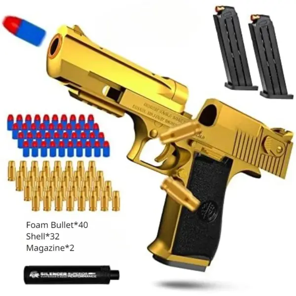 Desert Eagle Shell Ejecting Toy Gun - Image 8