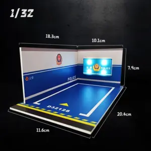1/24/32 Scale Diecast Underground Parking Lot Model 22 S8aaf3b62e5d14090baf08707cf99aa4eZ 3