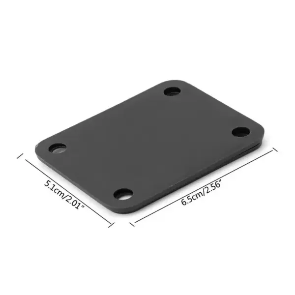Hendrix Electric Guitar Connection Plate Chrome Hardware - Image 6