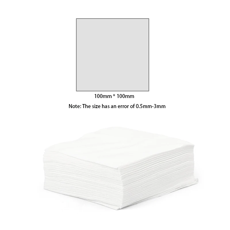 100pcs White Phone Screen Cleaning Cloth Set 3 100pcs White Phone Screen Cleaning Cloth Set - Image 3