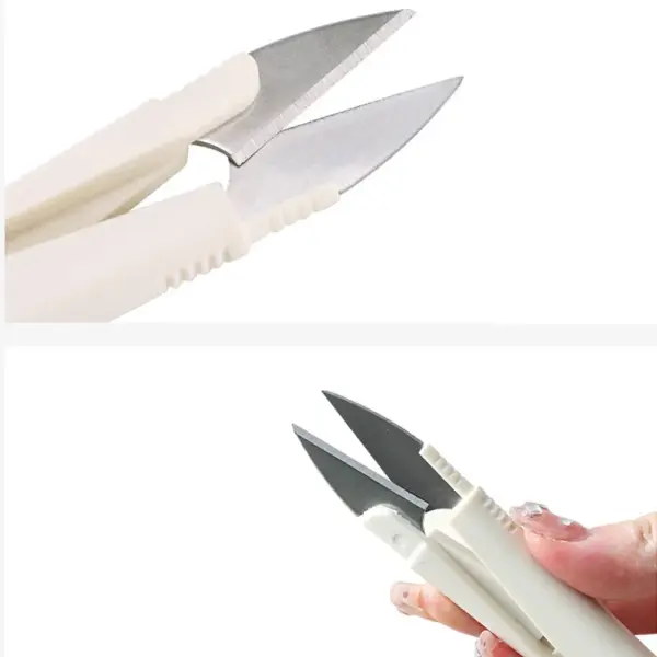 Stainless Steel Spring Scissors with Cover - Image 6
