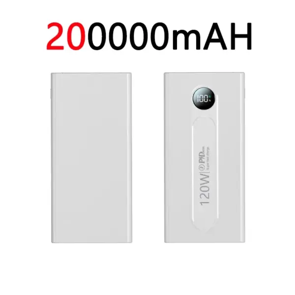 120W 200000mAh High Capacity Power Bank for Huawei iPhone - Image 8
