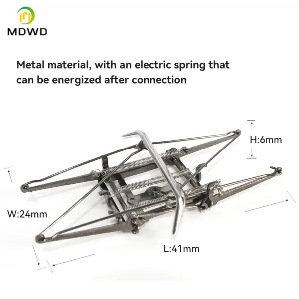 2pcs HO Scale 1:87 Electric Pantograph Assemblies - Image 3