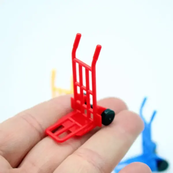 Miniature Dollhouse Cargo Trolleys Set - Image 3