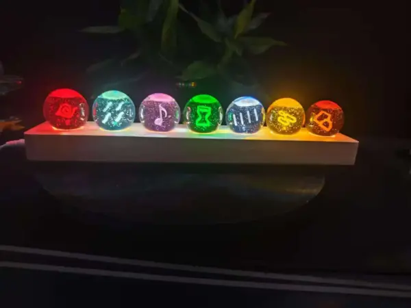 Genshin Impact 7-Pack Crystal Ball Night Lights - Image 9