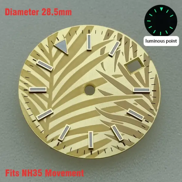 28.5mm Luminous Watch Dial for NH35/NH36/8215/2836 - Image 21