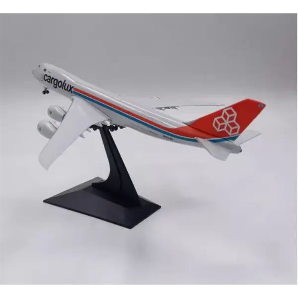 Diecast 1:400 Cargolux747-8F Alloy Aircraft Model - Image 3