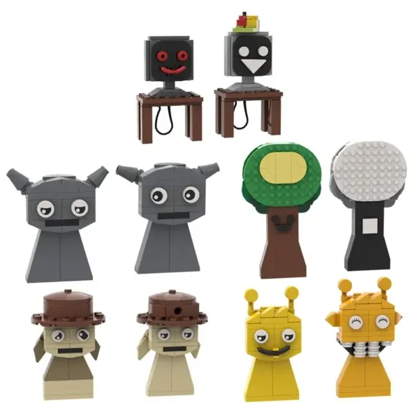 Gobricks Horror Incredibox Sprunki Building Blocks - Image 9