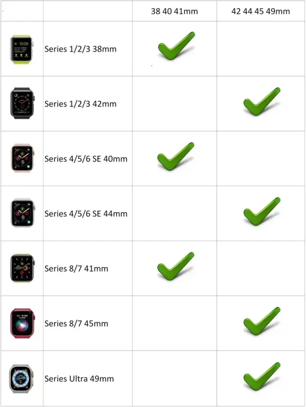 Silicone Sport Band for Apple Watch Series 8-1 - Image 4