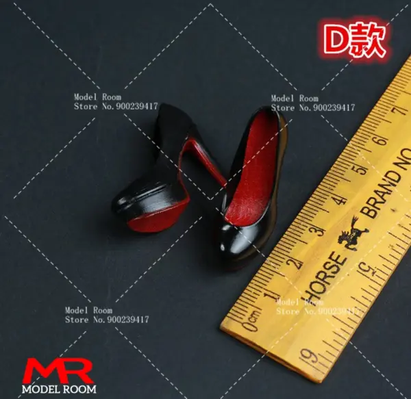 1/6 Scale Fashion Girl High Heel Shoes Model - Image 11