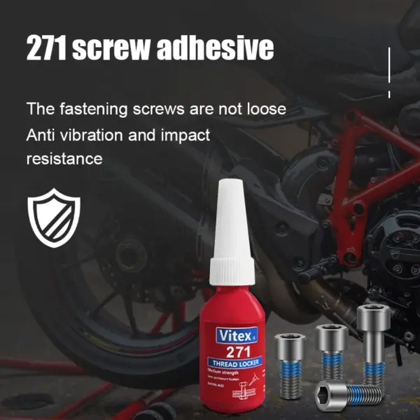 10ml High-Strength Threadlocker Adhesive Blue - Image 3