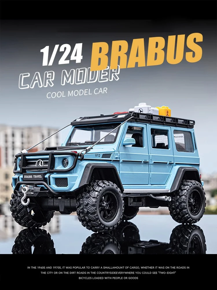 1:24 Mercedes-Benz G550 Diecast Off-road Vehicle 6 1:24 Mercedes-Benz G550 Diecast Off-road Vehicle - Image 6