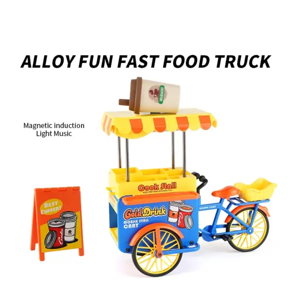 1:10 Scale Diecast Food Truck Model Car - Image 11