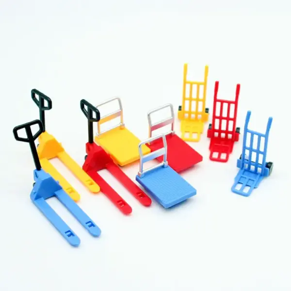 Miniature Dollhouse Cargo Trolleys Set - Image 5