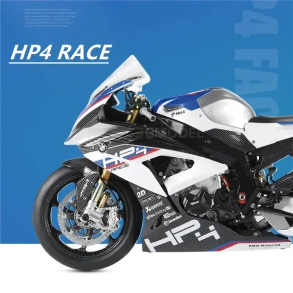 1:12 WELLY S1000RR HP4 Race Motorcycle Model - Image 3