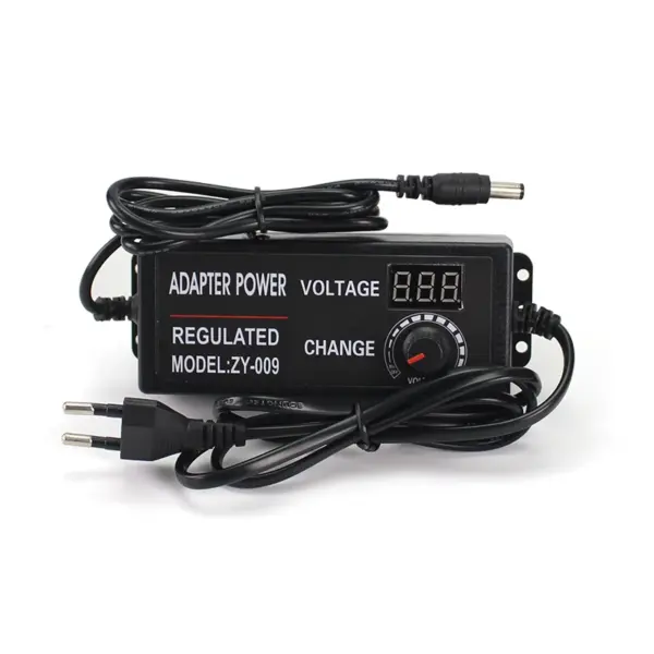 Adjustable 12V Power Supply with LED Display for Electronics - Image 7