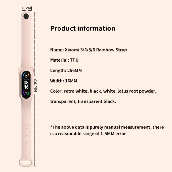 Silicone Watch Strap for Xiaomi Mi Band 3-9 - Image 6