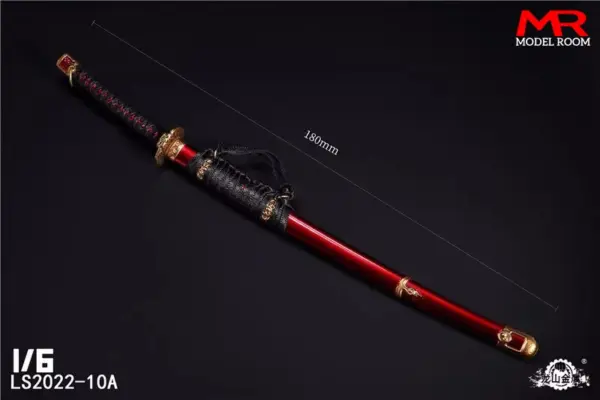 1/6 Scale Japanese Samurai Sword Model for Action Figures - Image 3