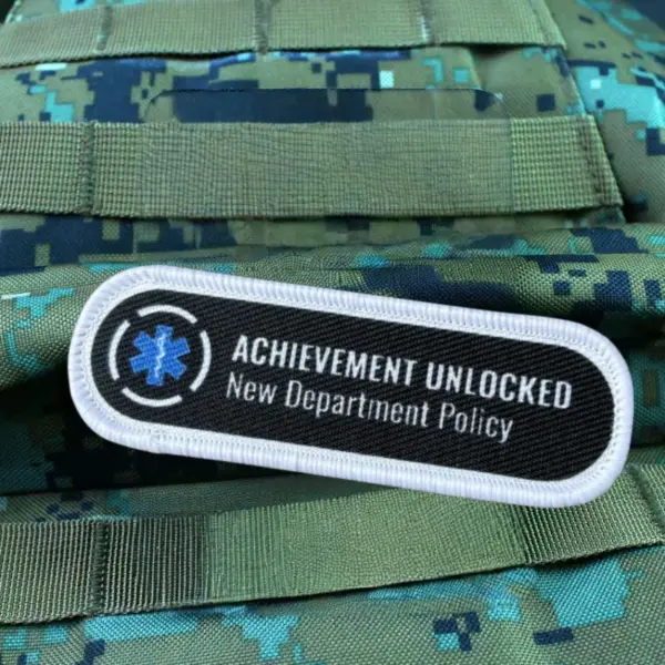 Achievement Unlocked Military Patch Hook&Loop Badge - Image 6