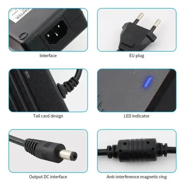 Universal 12V Power Supply Adapter 1A-10A EU/US - Image 4