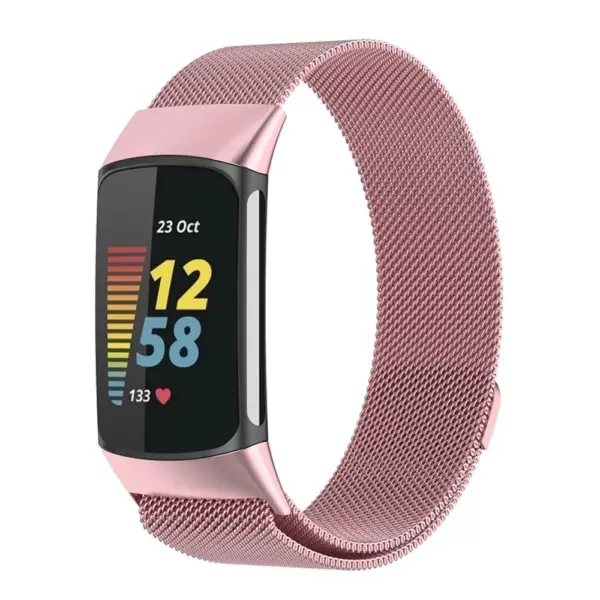 Milanese Loop for Fitbit Charge 5/6 Strap - Image 12