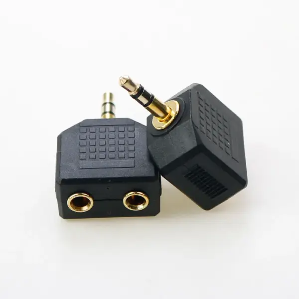 Gold-Plated Y Splitter Audio Adapter Set - Image 2