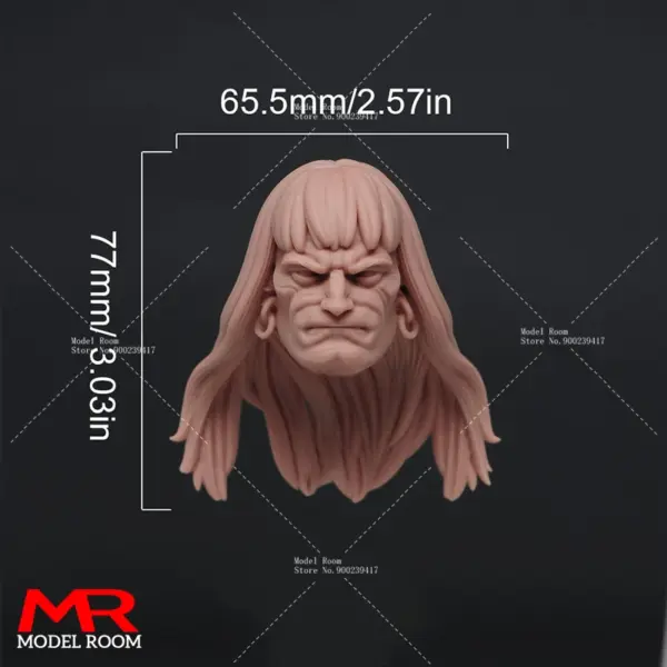 Unpainted 1/6 Leonardo Head Sculpt Model - Image 11